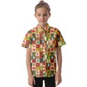 Template Christmas Pattern Kids  Short Sleeve Shirt View1