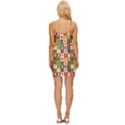 Template Christmas Pattern Wrap Tie Front Dress View4