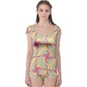 Abstract Pattern Design Scrapbooking Boyleg Leotard  View1