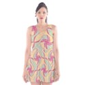 Abstract Pattern Design Scrapbooking Scoop Neck Skater Dress View1