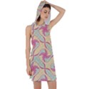 Abstract Pattern Design Scrapbooking Racer Back Hoodie Dress View1