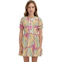 Abstract Pattern Design Scrapbooking Kids  Sweet Collar Dress View1