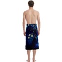 Tardis Doctor Who Space Galaxy Traditional Men s Hawaiian Lavalava Ie Faitaga Wrap Skirt View4