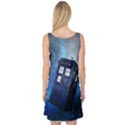 Tardis Doctor Who Space Blue Sleeveless Satin Nightdress View2
