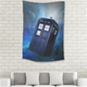 Tardis Doctor Who Space Blue Small Tapestry View2