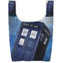 Tardis Doctor Who Space Blue Foldable Shopping Bag View1