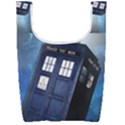 Tardis Doctor Who Space Blue Foldable Shopping Bag View2