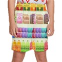 Supermarket Shelf Products Snacks Kids  Basketball Shorts View1