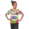 Supermarket Shelf Products Snacks Kids  Mesh Piece T-Shirt View1