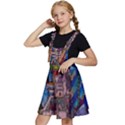 Castle Building Stained Glass Kids  Apron Dress View2