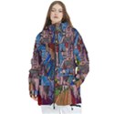 Castle Building Stained Glass Women s Multi Pockets Zip Ski and Snowboard Waterproof Breathable Jacket View1