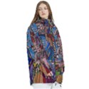 Castle Building Stained Glass Women s Multi Pockets Zip Ski and Snowboard Waterproof Breathable Jacket View3