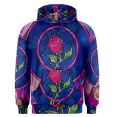 Enchanted Rose Stained Glass Men s Core Hoodie