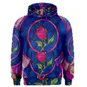 Enchanted Rose Stained Glass Men s Core Hoodie View1