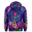 Enchanted Rose Stained Glass Men s Core Hoodie View2