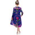 Enchanted Rose Stained Glass Kids  Midi Sailor Dress View2