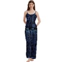 Doctor Who Tardis Spaghetti Top Long Pants Satin Pajamas Set View1