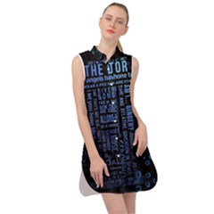 Doctor Who Tardis Sleeveless Shirt Dress