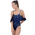 Doctor Who Tardis Drape Piece Swimsuit View1