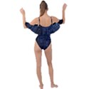 Doctor Who Tardis Drape Piece Swimsuit View2