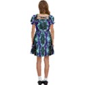 Round Wreath Kids  Puff Sleeved Dress View4