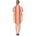 Geometrical Geometric Pattern Sixties Short Sleeve Mini Dress View2