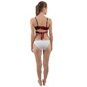 Red Roses Wrap Around Bikini Top View2