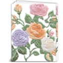 Embroidery Roses Floral Design 7  x 9  Hardcover Notebook View2