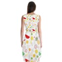 Pattern Seamless Texture Fruit Sleeveless Chiffon Dress   View2