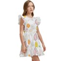 Pattern Seamless Texture Fruit Kids  Winged Sleeve Dress View3