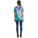 seascape V-Neck Split Shoulder Casual T-Shirt View4