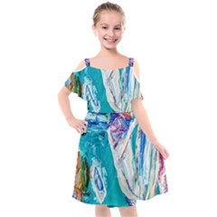Seascape Kids  Cut Out Shoulders Chiffon Dress
