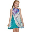 seascape Kids  Halter Collar Waist Tie Chiffon Dress View1