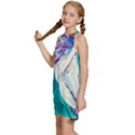 seascape Kids  Halter Collar Waist Tie Chiffon Dress View2