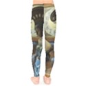 Erte figurine and a clock Kids  Classic Winter Leggings View2