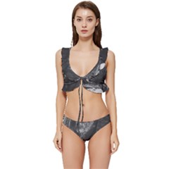 Bob Marley Low Cut Ruffle Edge Bikini Set