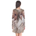 designer,s doll-1 Long Sleeve V-neck Flare Dress View2