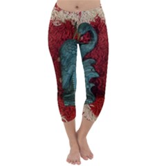 Cranes Capri Winter Leggings 