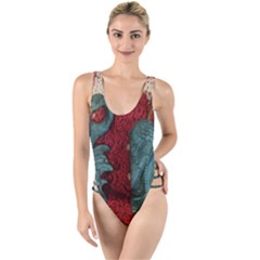 Cranes High Leg Strappy Swimsuit