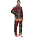 cranes Men s Long Sleeve Velvet Pocket Pajamas Set View2