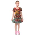 Image Kids  Short Sleeve Velvet Dress View1