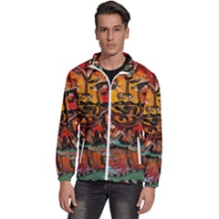 Image Men s High Neck Windbreaker