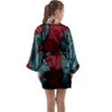 birds Long Sleeve Satin Kimono View2