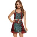 birds Ruffle Edge Bra Cup Chiffon Mini Dress View1