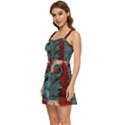 birds Ruffle Edge Bra Cup Chiffon Mini Dress View2