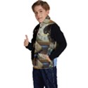 clock and lady Kid s Button Up Puffer Vest View2