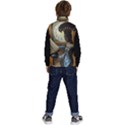 clock and lady Kid s Button Up Puffer Vest View4