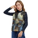 lady Kid s Button Up Puffer Vest	 View3