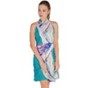 sailing boat Sleeveless Halter Neck A-Line Dress View3