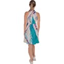 sailing boat Sleeveless Halter Neck A-Line Dress View4